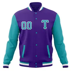 Men's Full-Snap Varsity Letterman Baseball Jacket 29