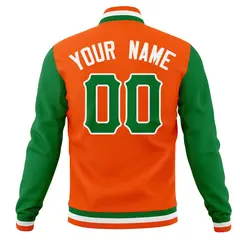 Full-Snap Varsity Letterman Baseball Jacket 14