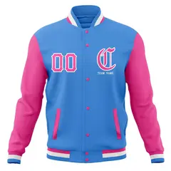 Full-Snap Varsity Letterman Baseball Jacket 37