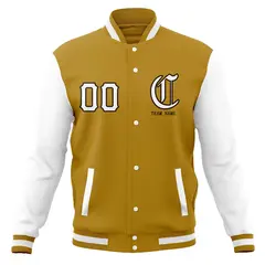 Full-Snap Varsity Letterman Baseball Jacket 45