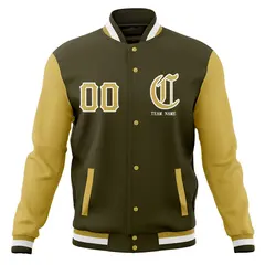 Full-Snap Varsity Letterman Baseball Jacket 5