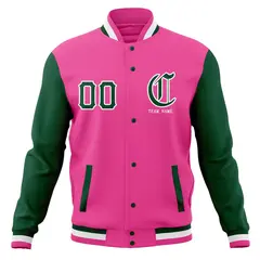 Full-Snap Varsity Letterman Baseball Jacket 53