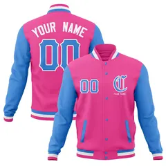 Full-Snap Varsity Letterman Baseball Jacket 57