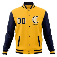 Full-Snap Varsity Letterman Baseball Jacket 69
