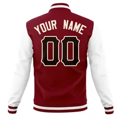 Full-Snap Varsity Letterman Baseball Jacket 22