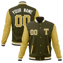 Full-Snap Varsity Letterman Baseball Jacket 49