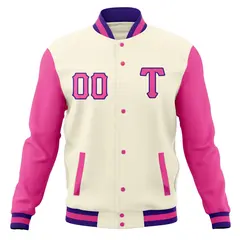 Full-Snap Varsity Letterman Baseball Jacket 5
