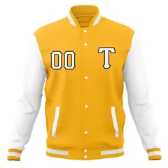 Full-Snap Varsity Letterman Baseball Jacket 69