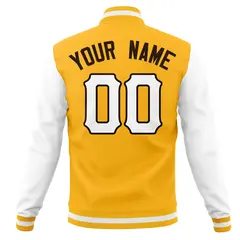 Full-Snap Varsity Letterman Baseball Jacket 70
