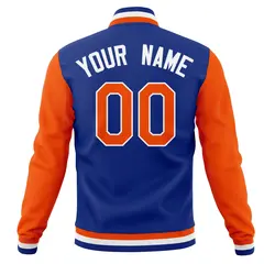 Full-Snap Varsity Letterman Baseball Jacket 22