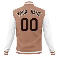 Full-Snap Varsity Letterman Baseball Jacket 30