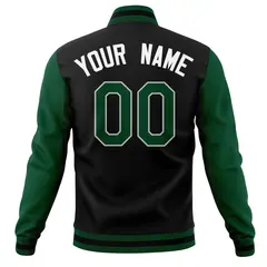 Full-Snap Varsity Letterman Baseball Jacket 6