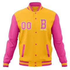 Full-Snap Varsity Letterman Baseball Jacket 61