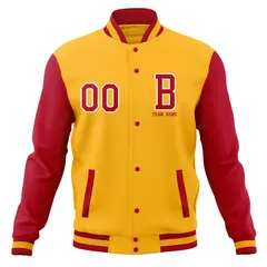 Full-Snap Varsity Letterman Baseball Jacket 69