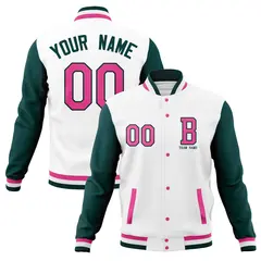 Full-Snap Varsity Letterman Baseball Jacket 73