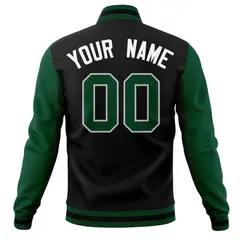 Full-Snap Varsity Letterman Baseball Jacket 14