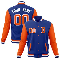 Full-Snap Varsity Letterman Baseball Jacket 17