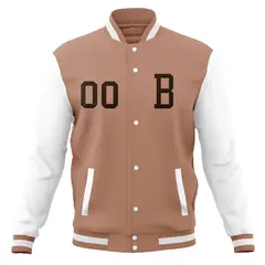 Full-Snap Varsity Letterman Baseball Jacket 29