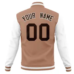 Full-Snap Varsity Letterman Baseball Jacket 30