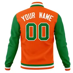 Full-Snap Varsity Letterman Baseball Jacket 38