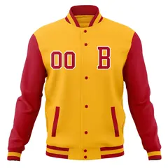 Full-Snap Varsity Letterman Baseball Jacket 69