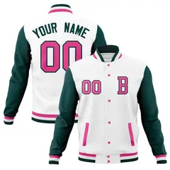 Full-Snap Varsity Letterman Baseball Jacket 73