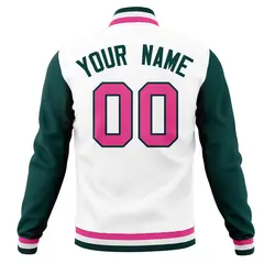 Full-Snap Varsity Letterman Baseball Jacket 78