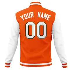 Full-Snap Varsity Letterman Baseball Jacket 14
