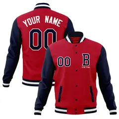 Full-Snap Varsity Letterman Baseball Jacket 17