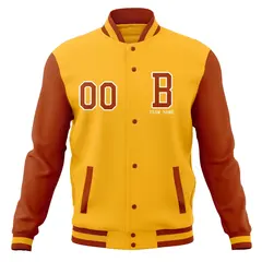 Full-Snap Varsity Letterman Baseball Jacket 61