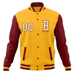 Full-Snap Varsity Letterman Baseball Jacket 69