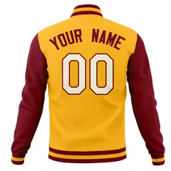Full-Snap Varsity Letterman Baseball Jacket 70