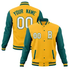 Full-Snap Varsity Letterman Baseball Jacket 73