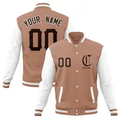 Full-Snap Varsity Letterman Baseball Jacket Coats 41
