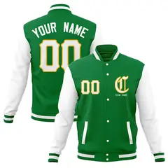 Full-Snap Varsity Letterman Baseball Jacket Coats 49