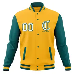 Full-Snap Varsity Letterman Baseball Jacket Coats 69
