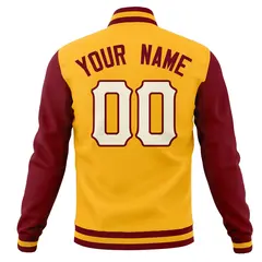 Full-Snap Varsity Letterman Baseball Jacket Coats 78