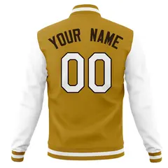 Full-Snap Varsity Letterman Stitched Bomber Baseball Coat 38