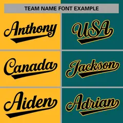 Gold Aqua-Black Two Tone Split Varsity Letterman Jacket 5