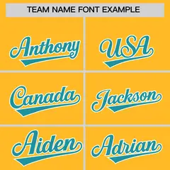 Gold Aqua Color Block Varsity Letterman Jacket Hoodie 5