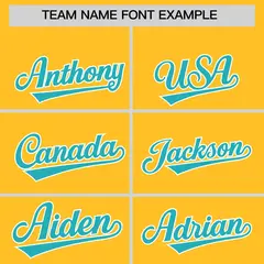 Gold Aqua K-Ribbon Raglan Color Block Full-Snap Letterman Jacket 3