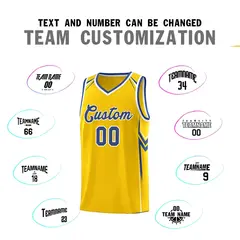 Gold Arrow Graffiti Sports Uniform Basketball Jersey 4