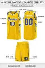 Gold Arrow Graffiti Sports Uniform Basketball Jersey 5