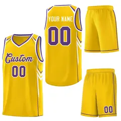 Gold Arrow Graffiti Sports Uniform Basketball Jersey 6