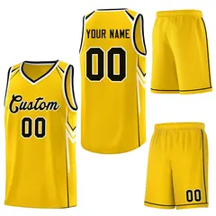 Gold Arrow Graffiti Sports Uniform Basketball Jersey 6