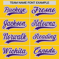 Gold Baseball Jersey 6