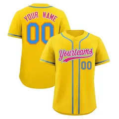 Gold Baseball Jersey 1
