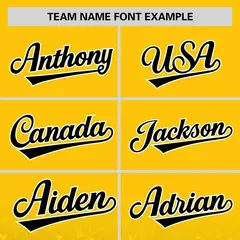 Gold Black Gradient Sparkle-Effect Authentic Baseball Jersey 3