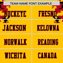Gold Black-Red Camo Authentic Football Jersey 3