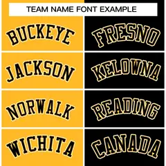 Gold Black Split Varsity Full-Snap Letterman Jacket 5